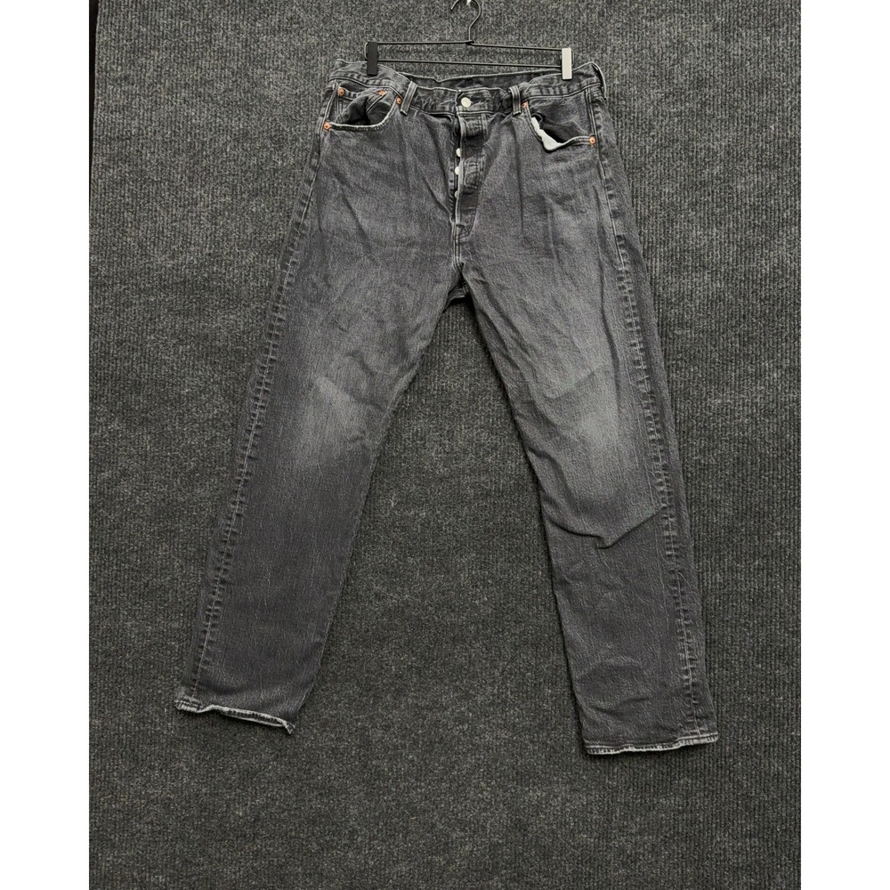 Levi's 501 '93 Jeans Men's 40x34 Washed Black Straight Leg Button Fly